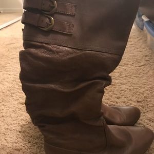 Brown Steve Madden dress boots